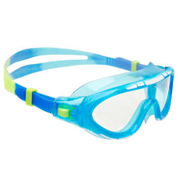 Masque de natation junior Speedo Rift Taille S bleu vert