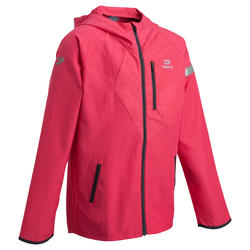 VESTE RUNNING ENFANT EKIDEN ROSE/GRIS