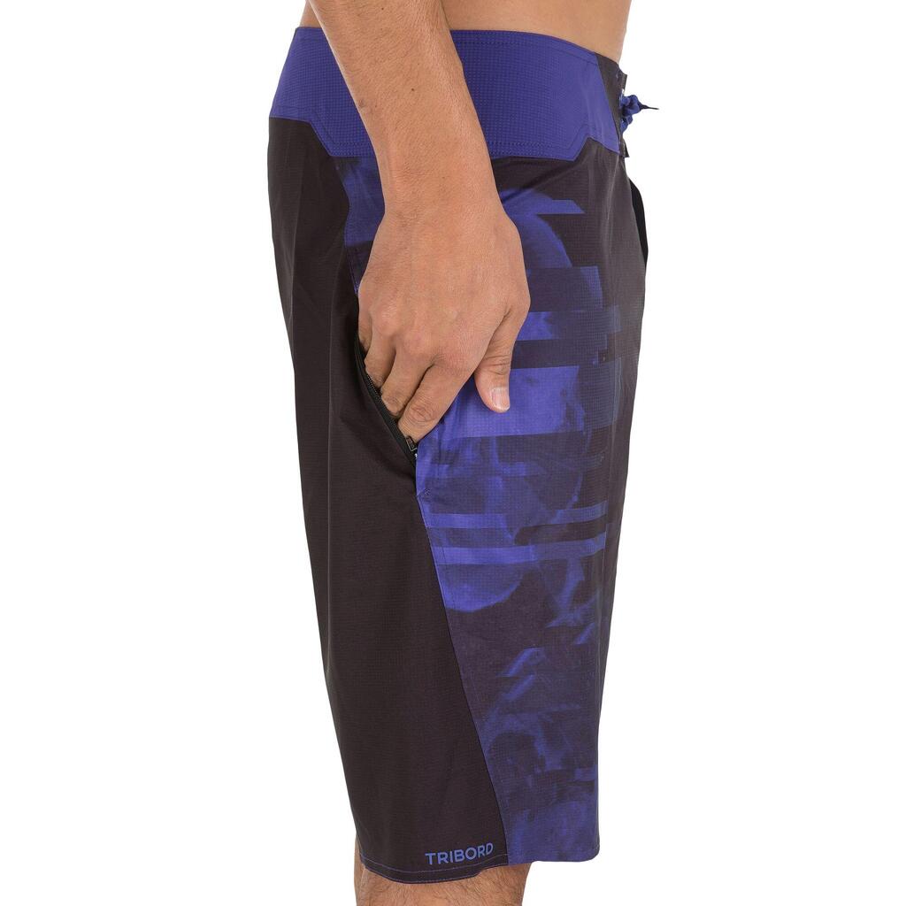 Lafitenia men’s long Boreal blue boardshorts