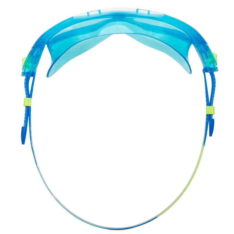 Masque de natation junior Speedo Rift Taille S bleu vert
