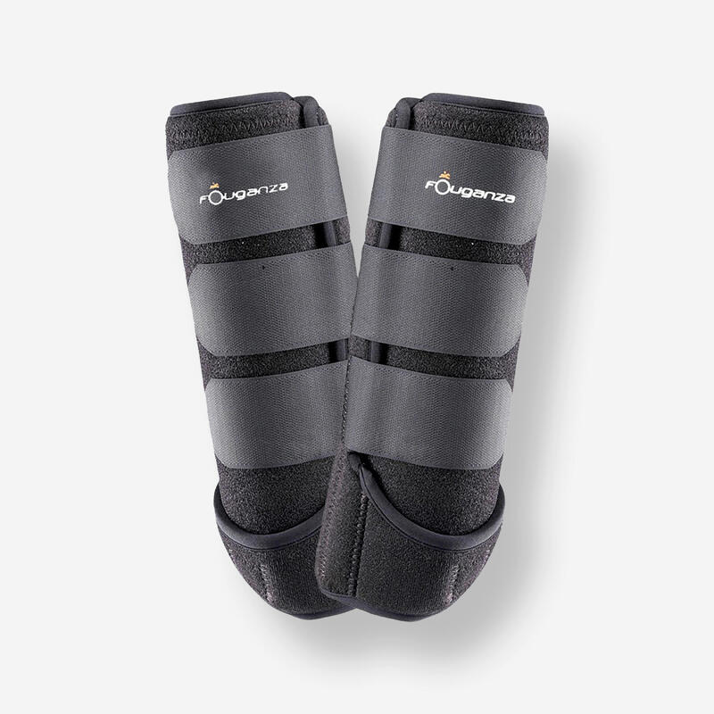 2 protectores completos de equitación NEOPRENO negro 2 protectores completos de equitación NEOPRENO negro