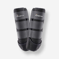 GUETRES CHEVAL INTEGRALES NEOPRENE NOIRES 500 X2