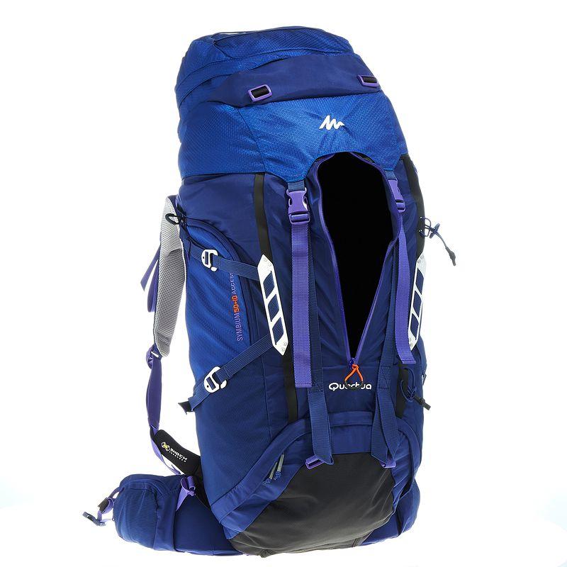 Trekkingrucksack Symbium 50+10 Liter Damen dunkelblau