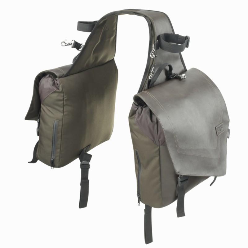 Sentier Horse Riding Hacking Saddle Bags Brown
