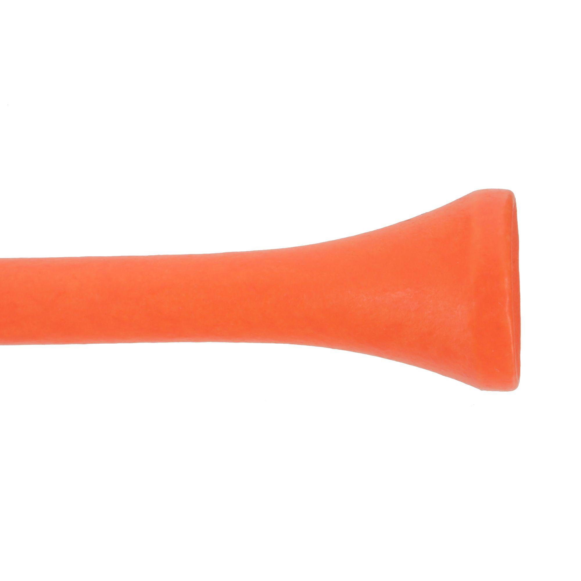 69 mm Wooden Tee x 25 - Orange 3/4