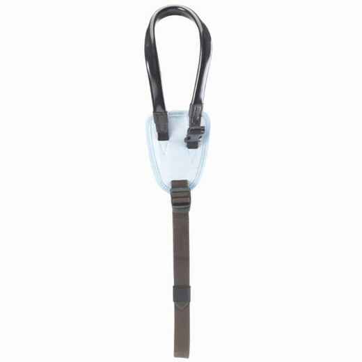 
      Initiation Horse Riding Synthetic Crupper For Pony - Brown/Sky Blue
  