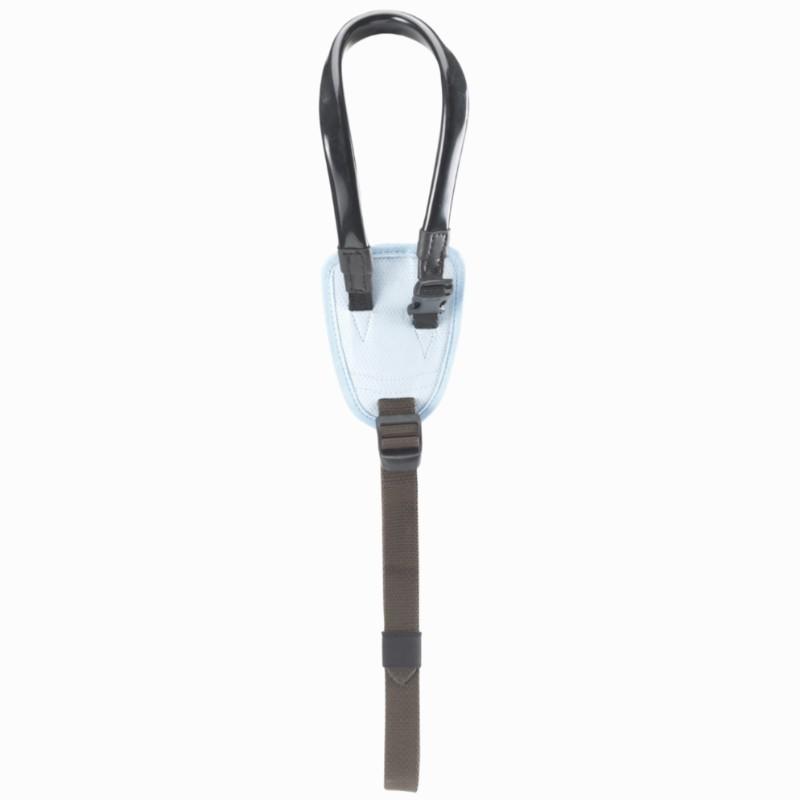 Croupière pour selle poney synthétique INITIATION marron et bleu ciel