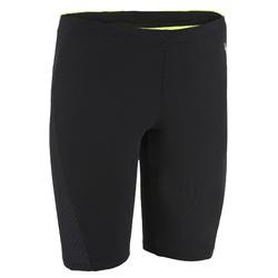 MAILLOT DE BAIN GARCON JAMMER B-FIRST NOIR JAUNE DOT