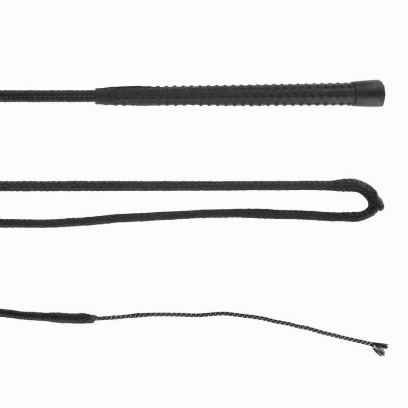 Horse Riding Lunging Whip Black -  2