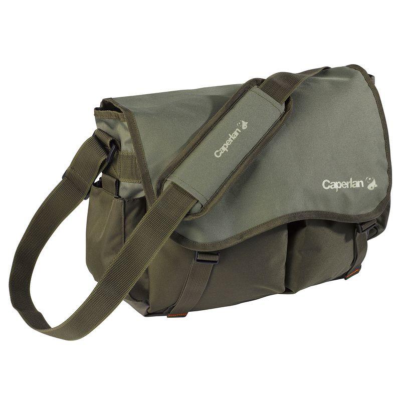 Schoudertas voor forelvissen MULTI POCKET TROUT'BAG KAKI