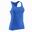 Débardeur fitness cardio femme bleu MY TOP