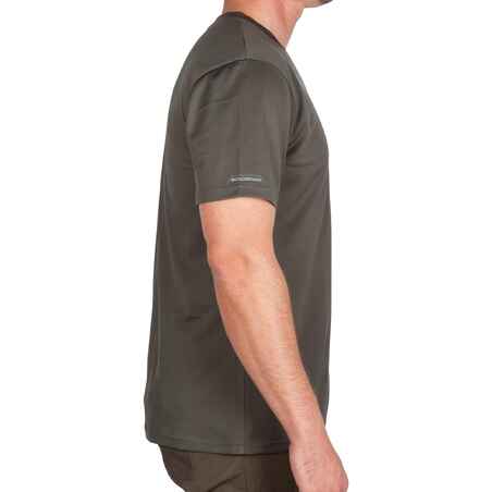 Hunting Breathable Short-Sleeve T-Shirt 100 - Green