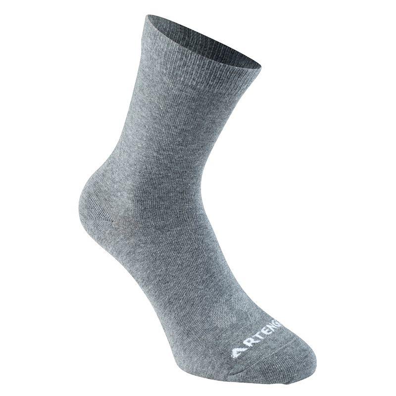 RS 160 Adult High Sports Socks Tri-Pack - Grey