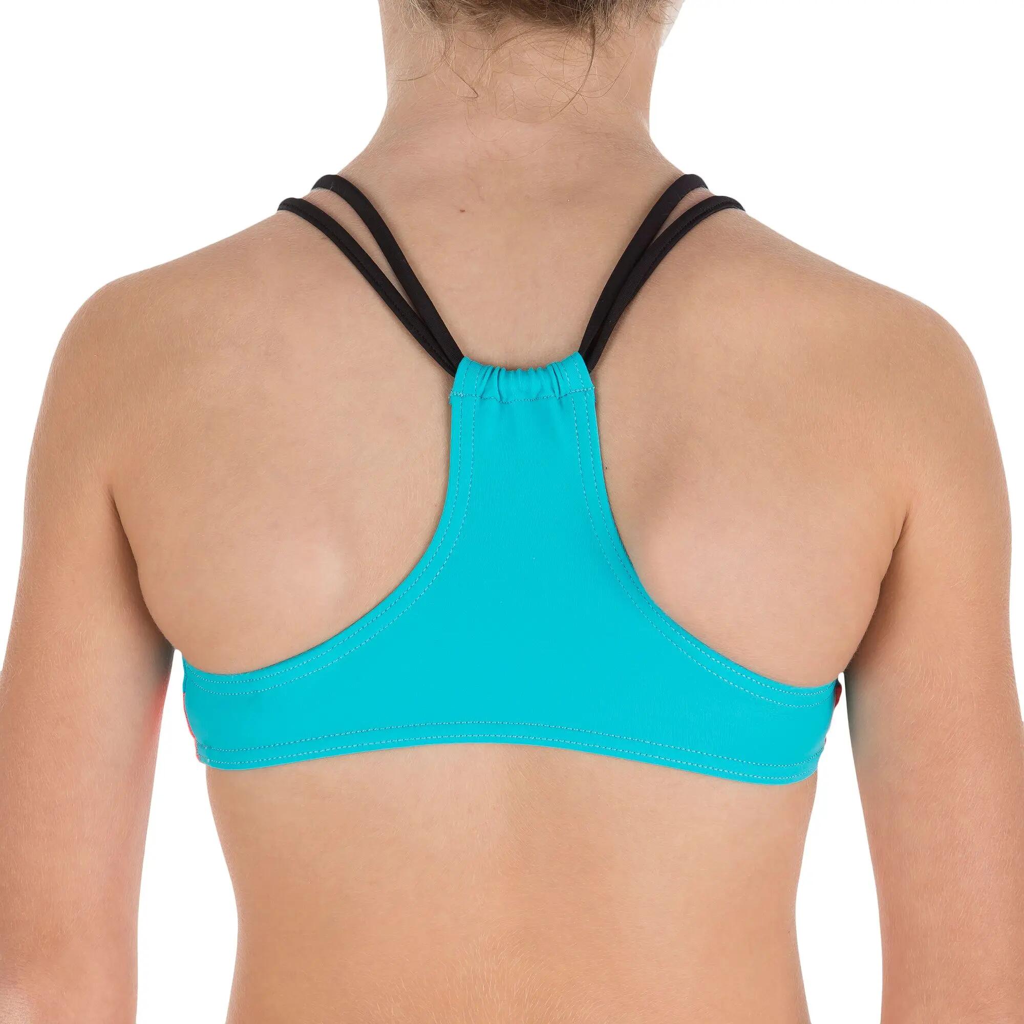 Colour Block G Girls' Two-Piece Bikini Crop Top 7/12