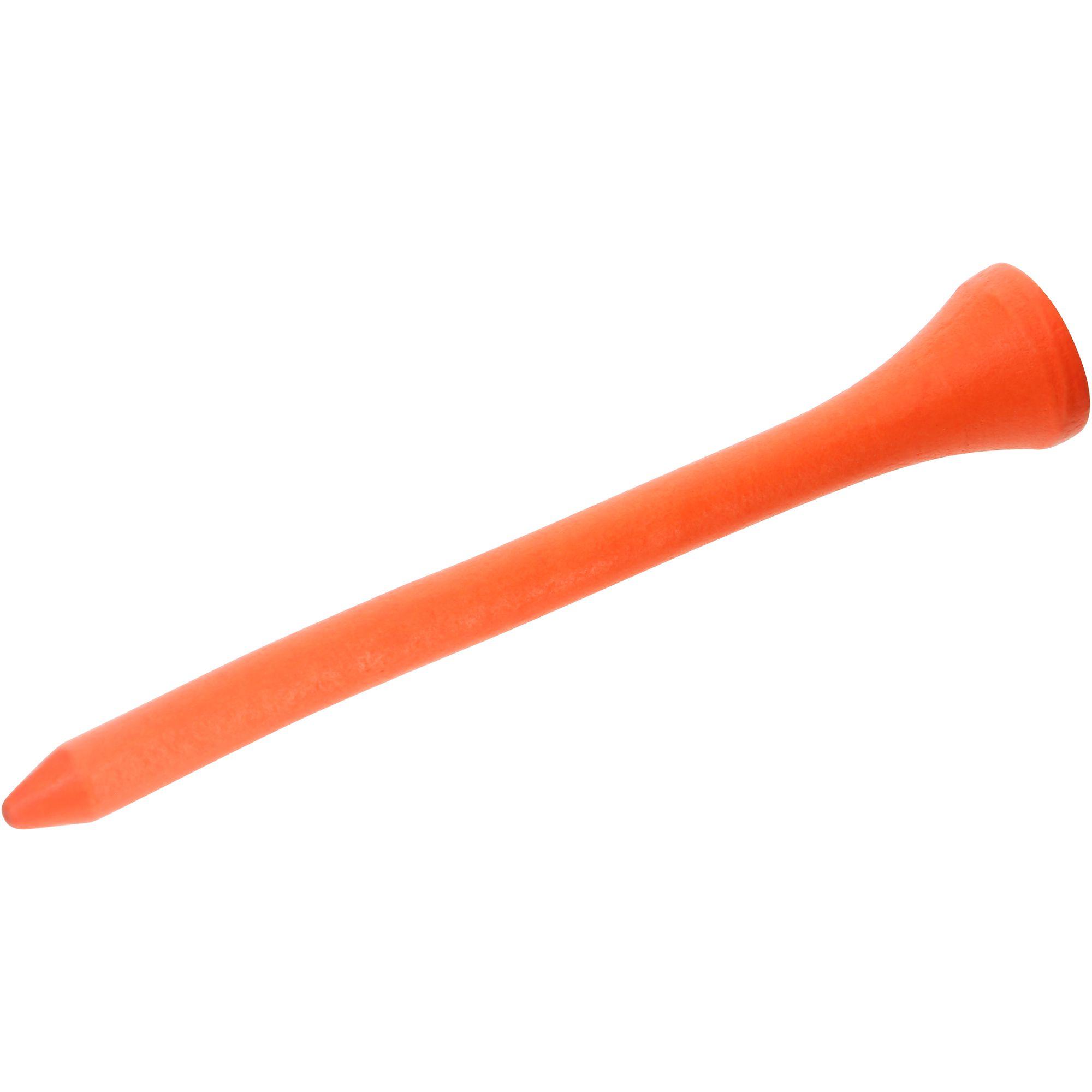 69 mm Wooden Tee x 25 - Orange 2/4