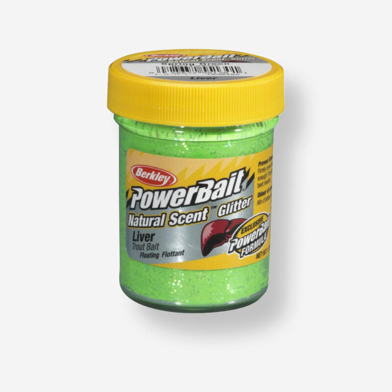 TROUT FISHING PASTE IN PONDS LIVER FLAVOUR GLITTERY BAIT 50G Berkley