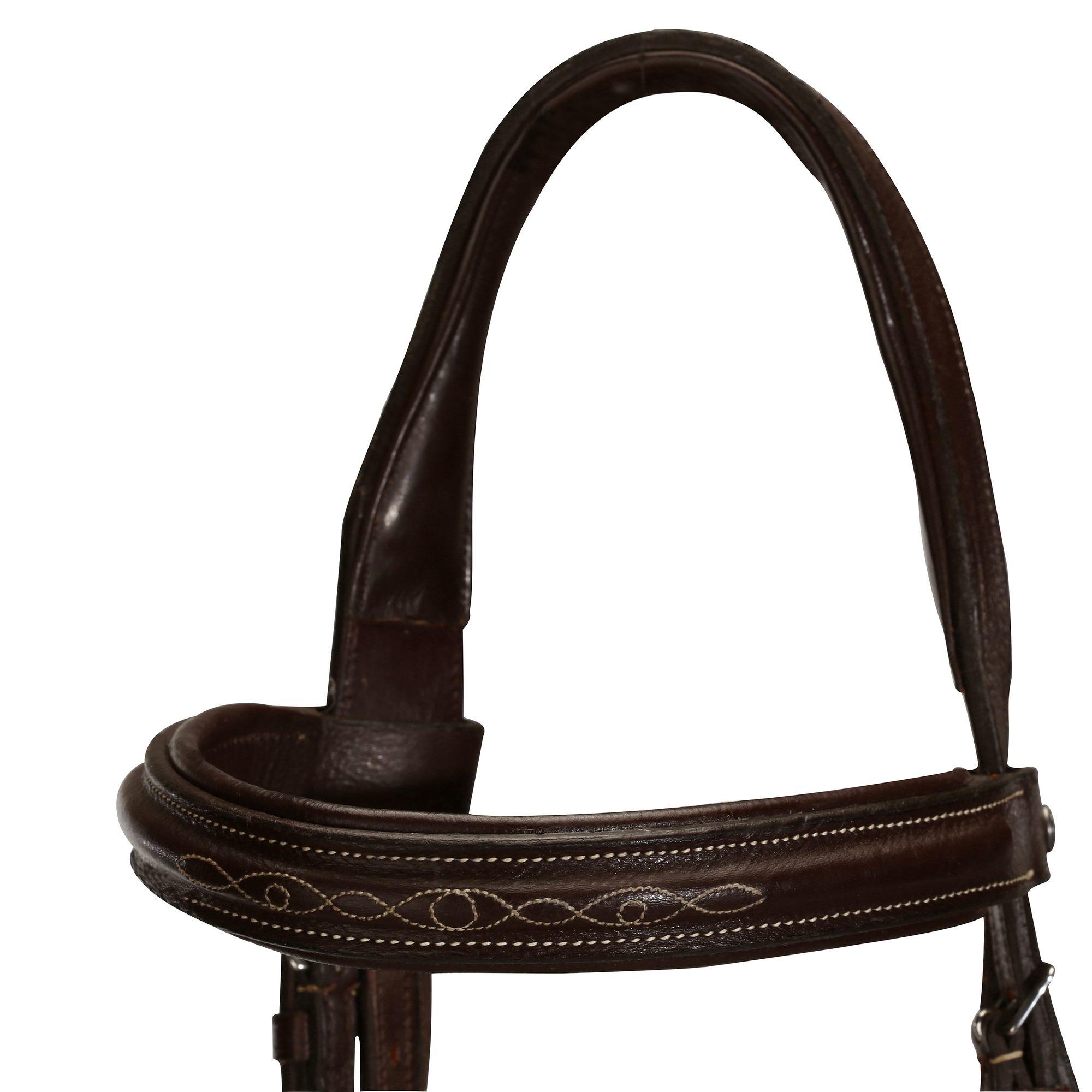 Recall Horse Riding Bridle + Reins For Horse/Pony - Brown 6/19