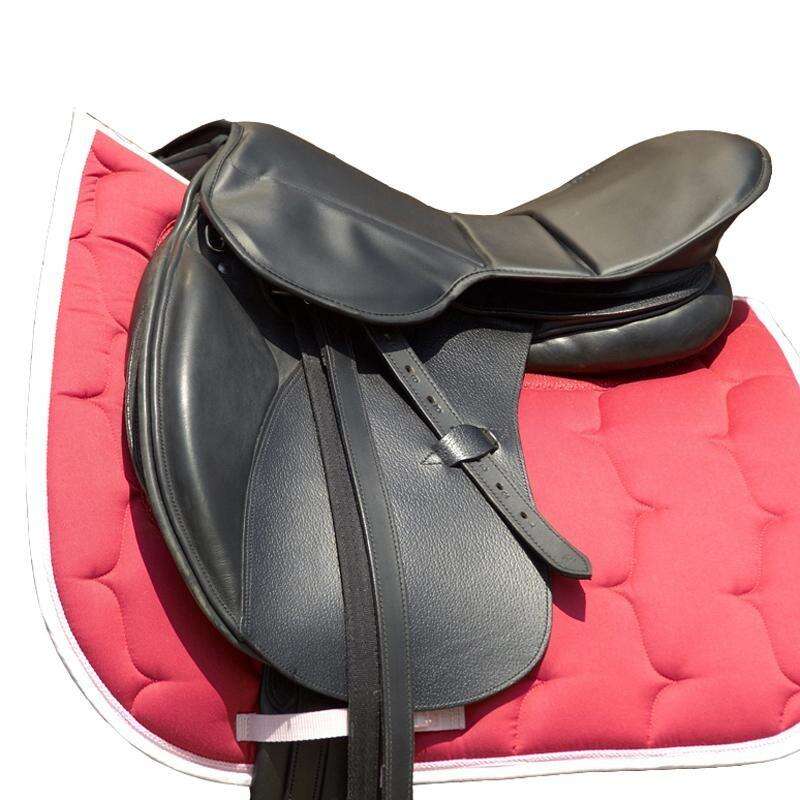 FOUGANZA Horse riding gel saddle seat for horse black...
