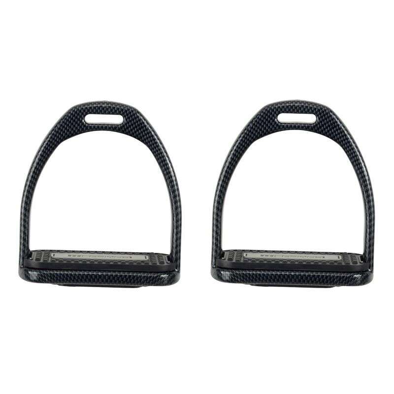 IMF Profile Carbon Adult Horse Riding Stirrup Irons Black...