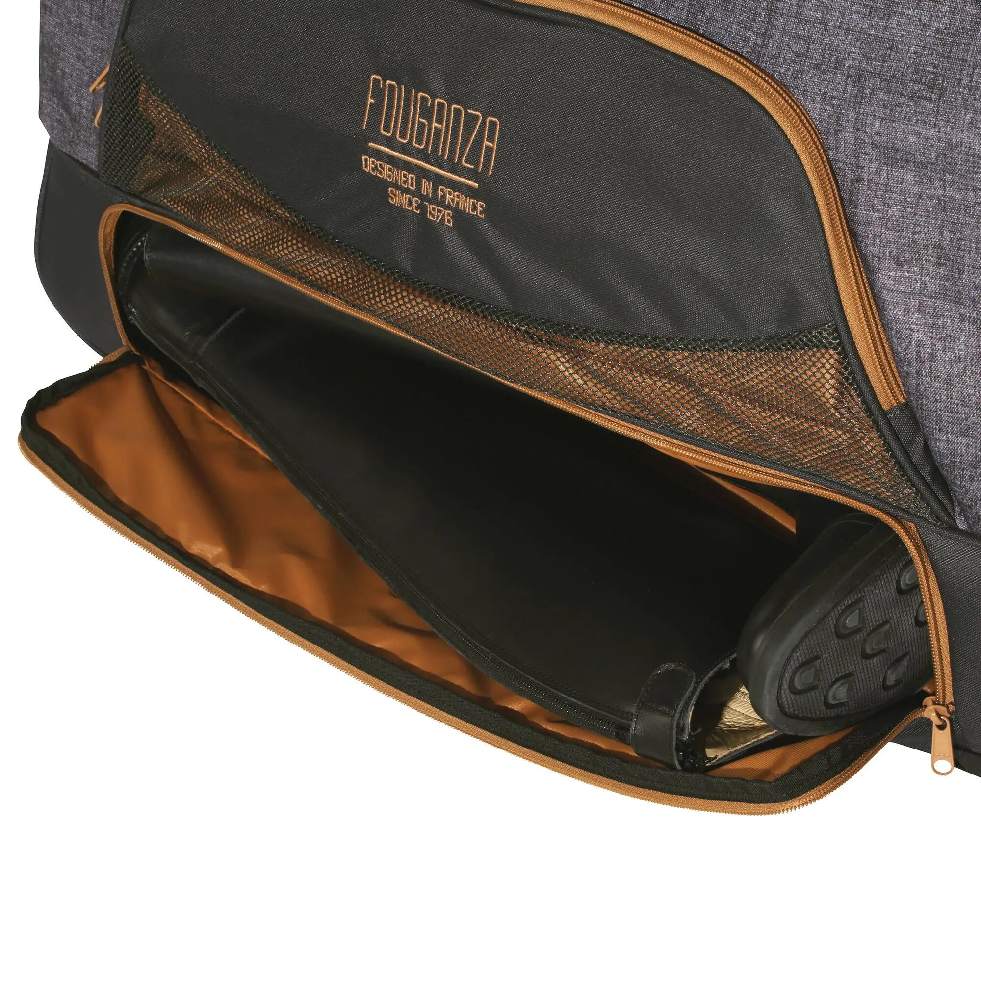 Trolley Bag For Horse Riding Gear 80L - Grey/Camel 9/21