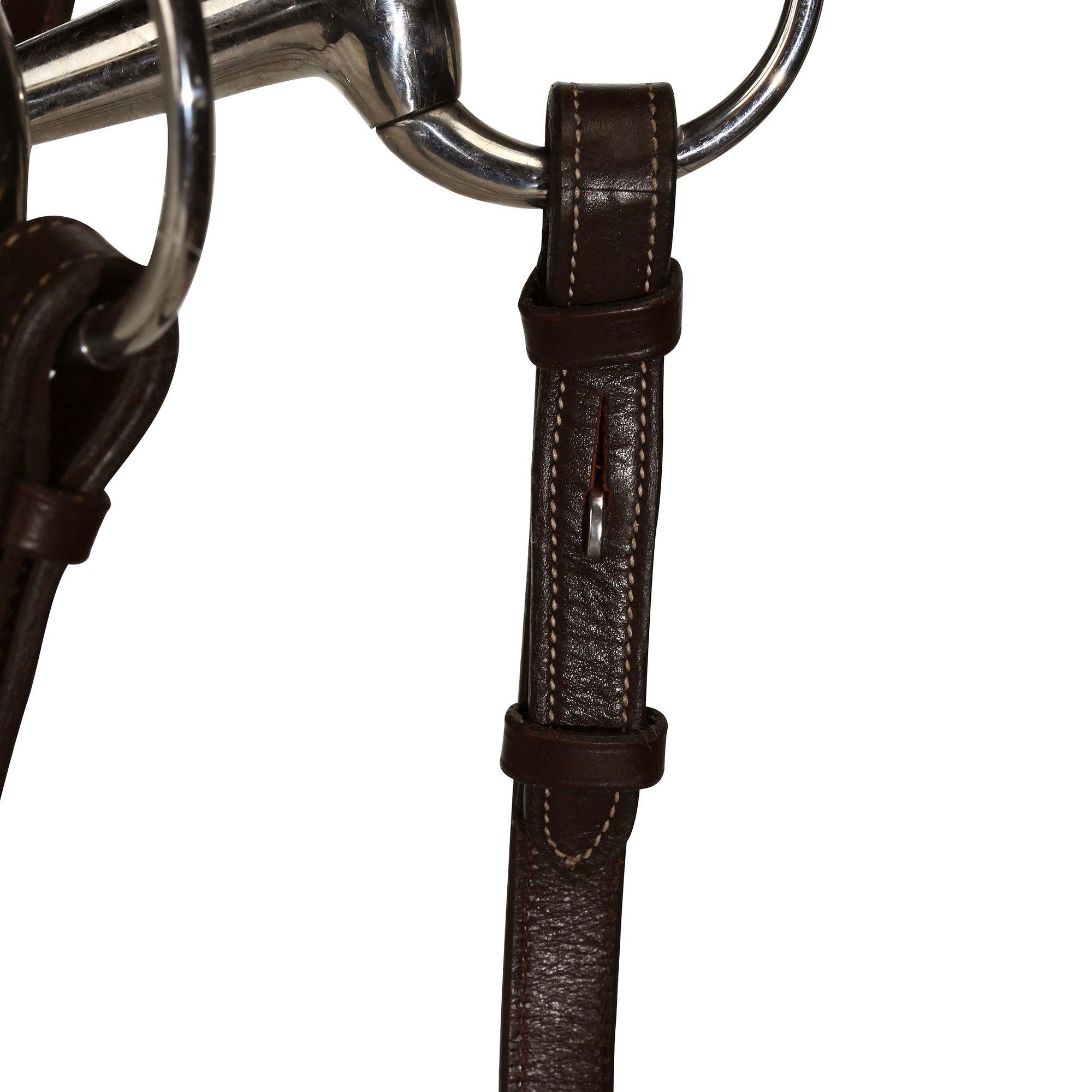 Recall Horse Riding Bridle + Reins For Horse/Pony - Brown 14/19