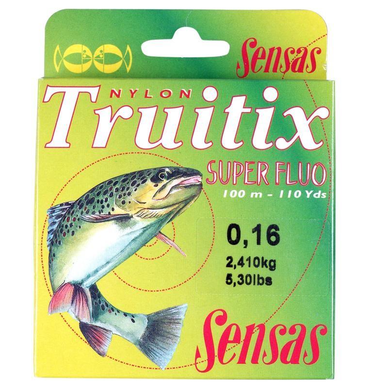 SENSAS Vlasec na lov dravcov Truitix Super Fluo 100 m 20_SLASH_100