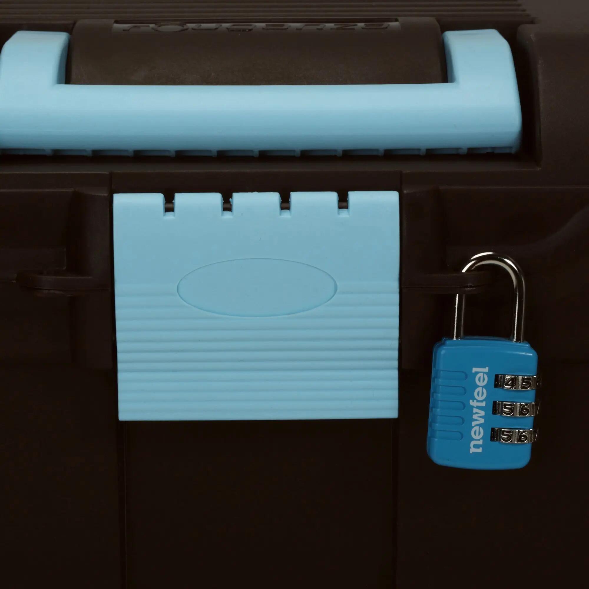 GB500 Horse Riding Grooming Case - Brown/Sky Blue 3/6