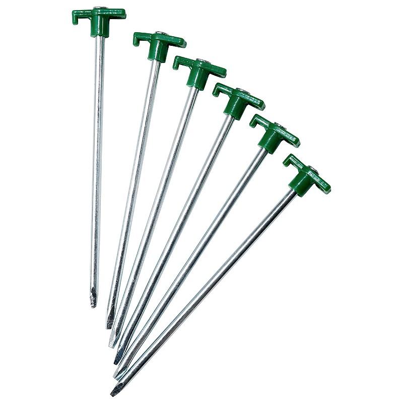 Tent pegs for HARD GROUND 25 cm (6) CAO CAMPING Decathlon
