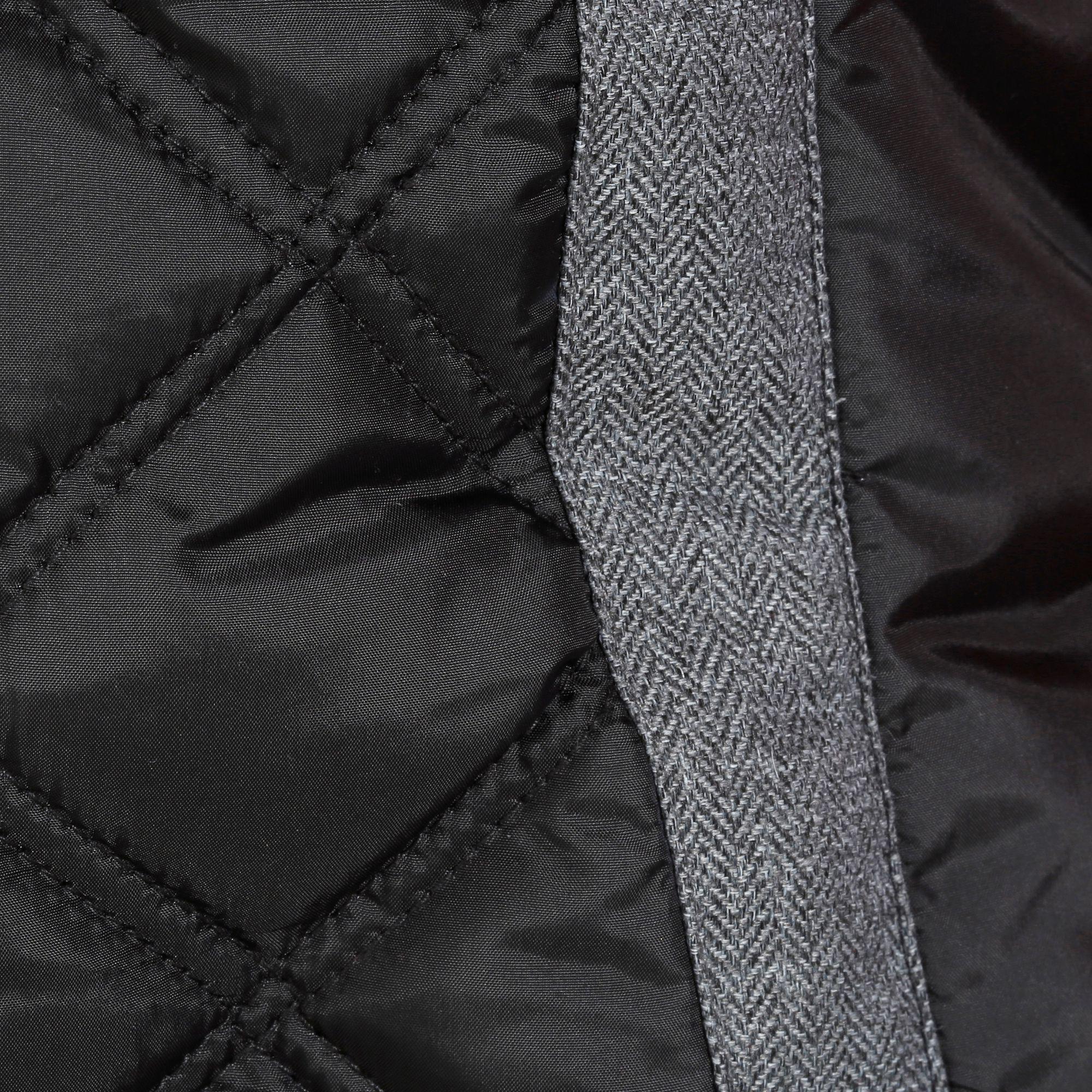 Performer Women's Horse Riding Sleeveless Padded Gilet - Black/Grey Herringbone 10/17
