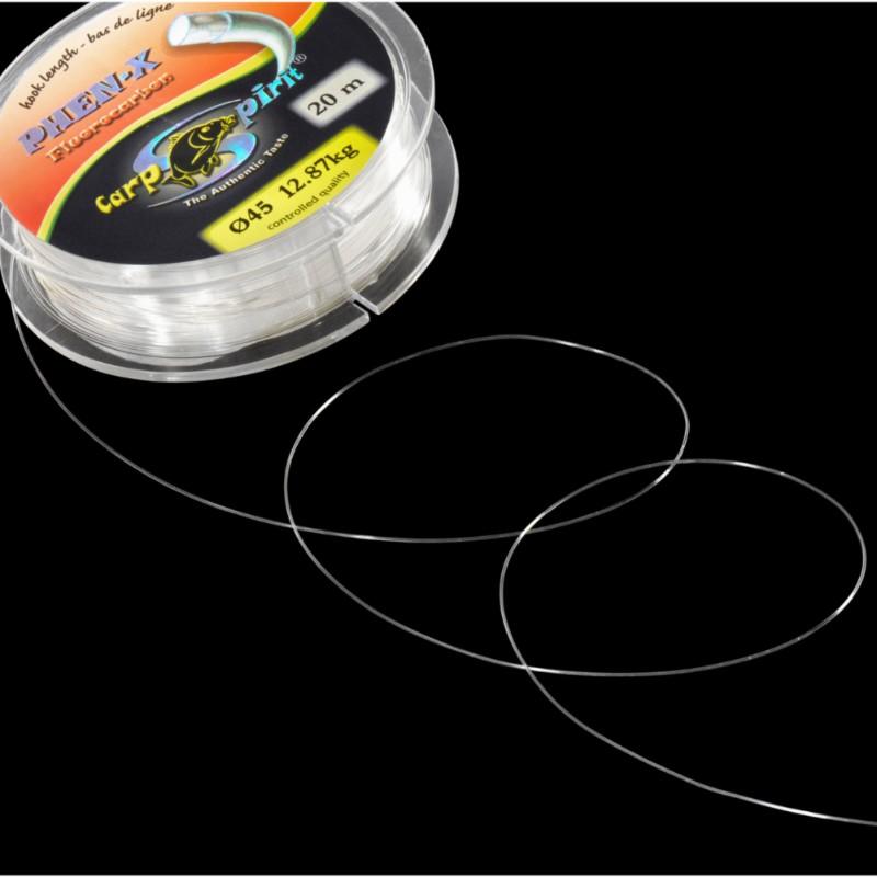 FLUORO PHEN X 20 M CARP 50/100 LINE CARP FISHING LEADER CARP SPIRIT Decathlon