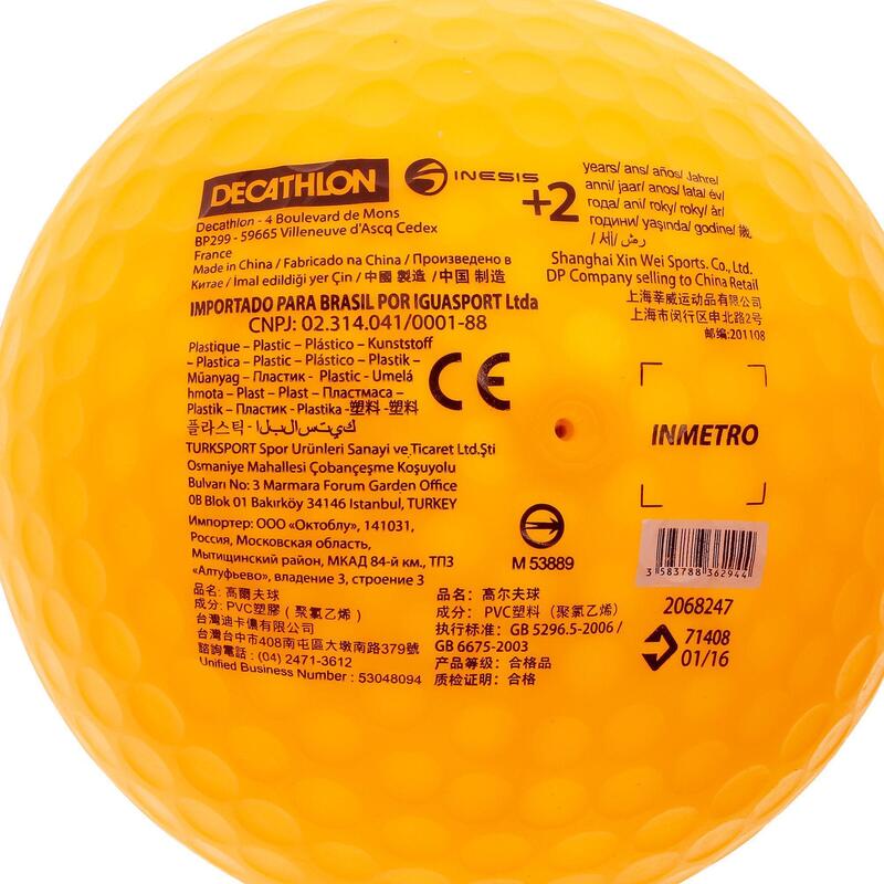 Bola de golf hinchable 500 niños