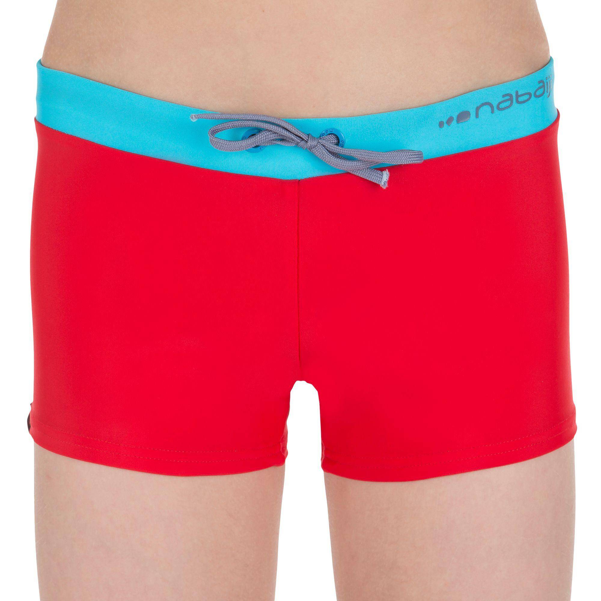 B-Active Pep Boys’ Boxer Swim Shorts – Red Blue -  4