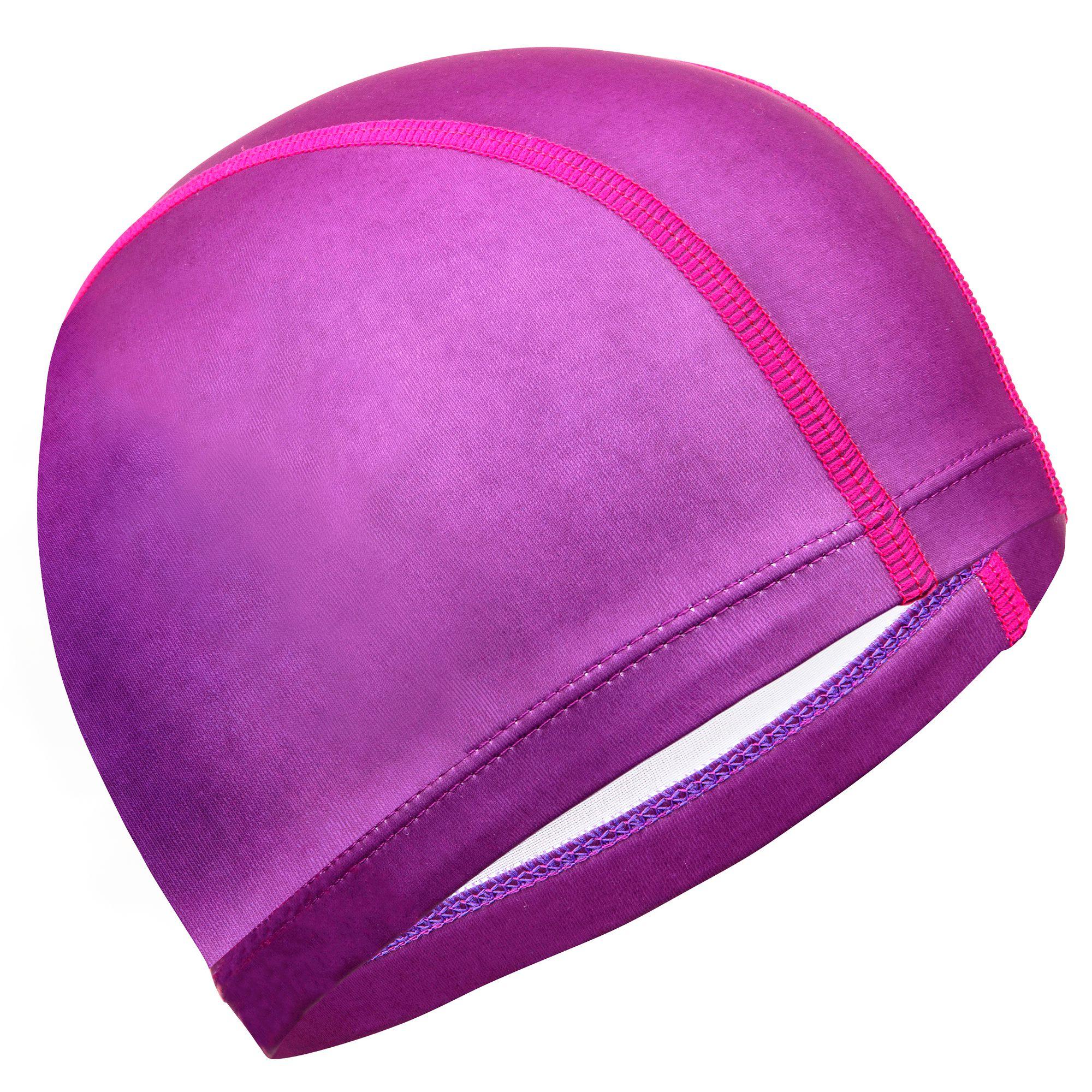 Silicone Plain Mesh Swim Cap - Dark Blue 3/12