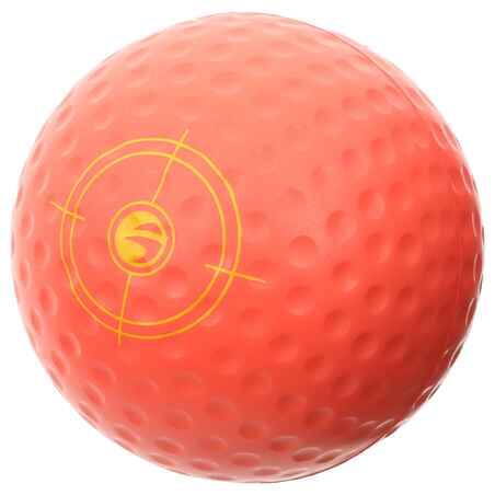 Kids' golf foam ball x1 - INESIS coral pink