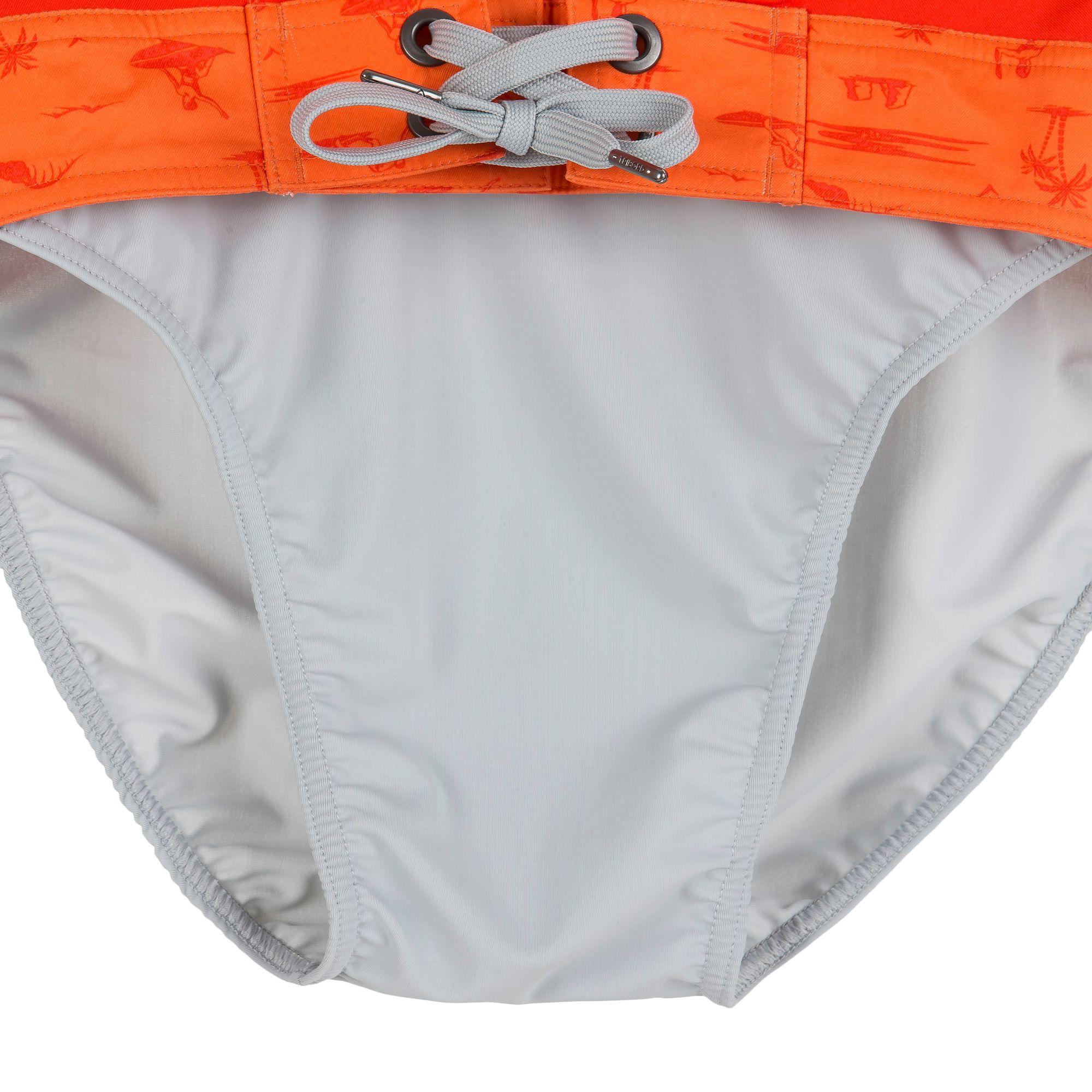 Short de bain court homme Guethary Icons rouge 9/11