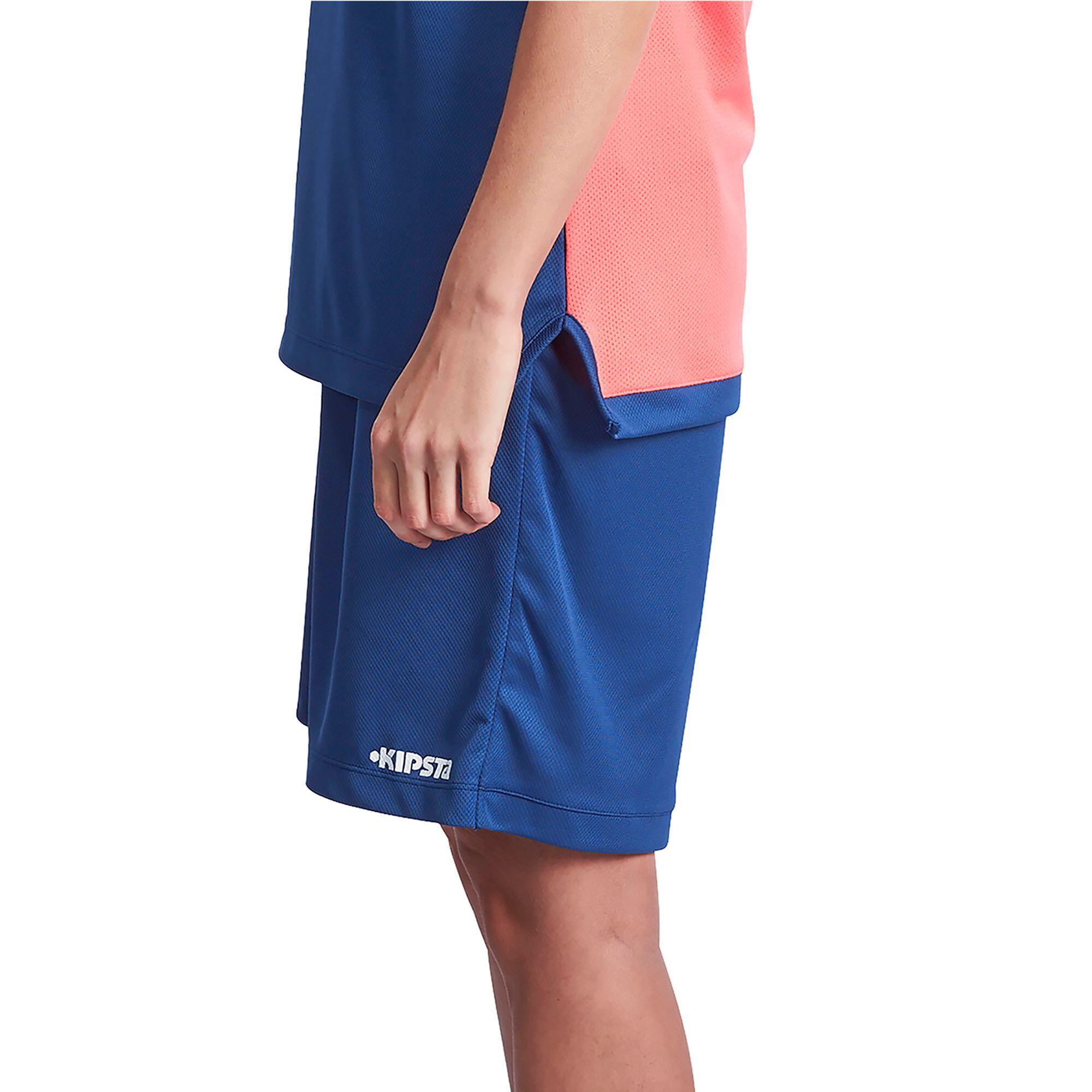 B500 Women's Basketball Short - Navy Blue Pink 5/10