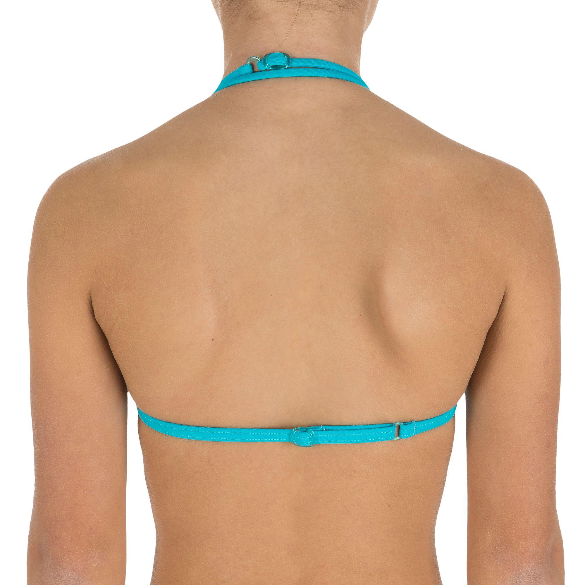 Girl's Swimsuit 2 Piece Sliding Triangle AG Wadi Blue 8/13