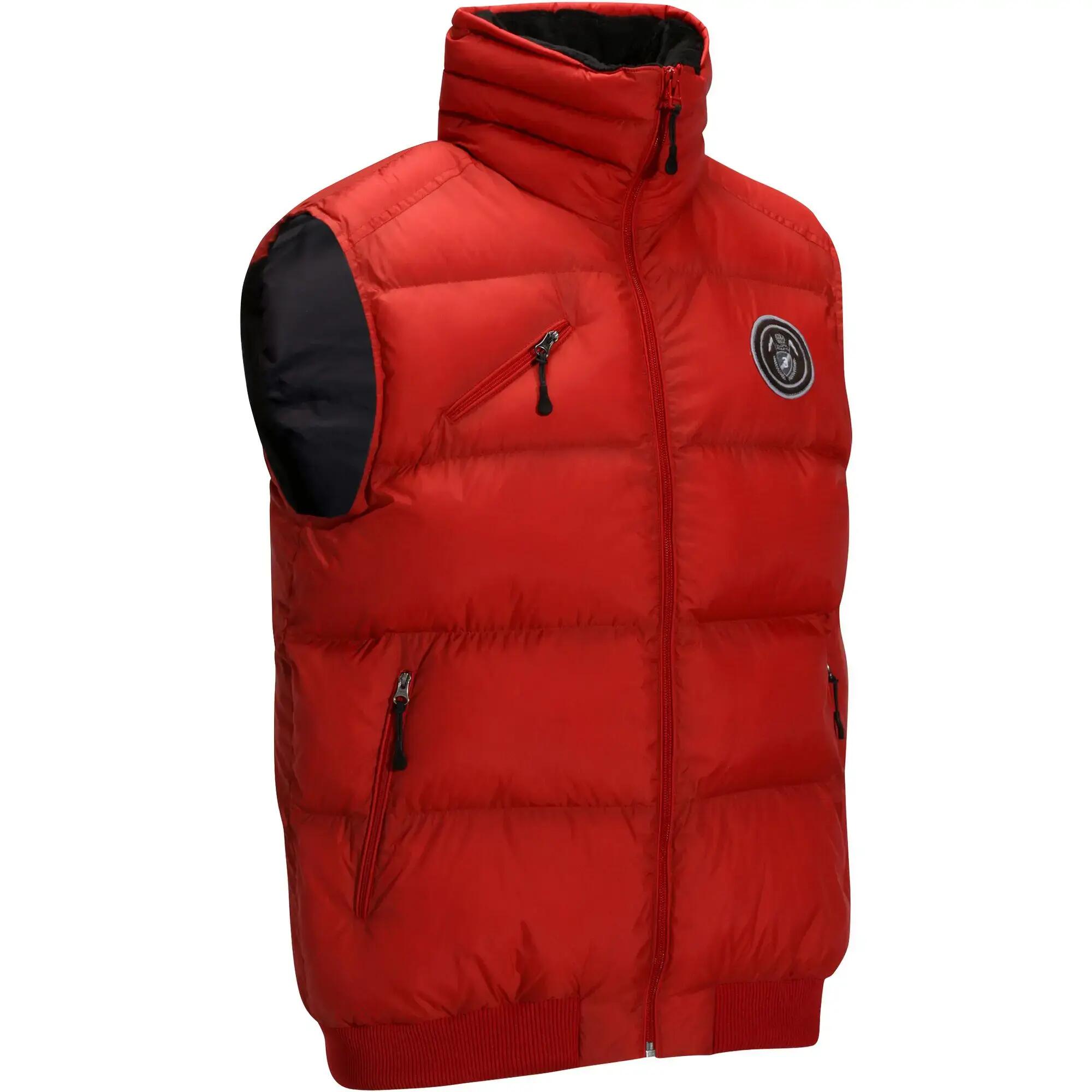 Paddock Warm Horse Riding Gilet - Red 1/13
