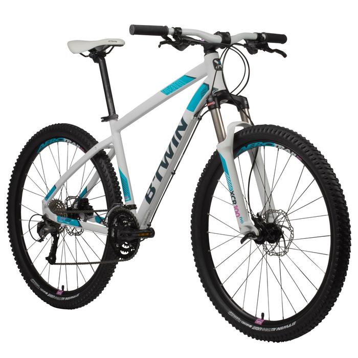 Mountainbike 27,5" Rockrider 540 Alu Damen weiß/türkis B