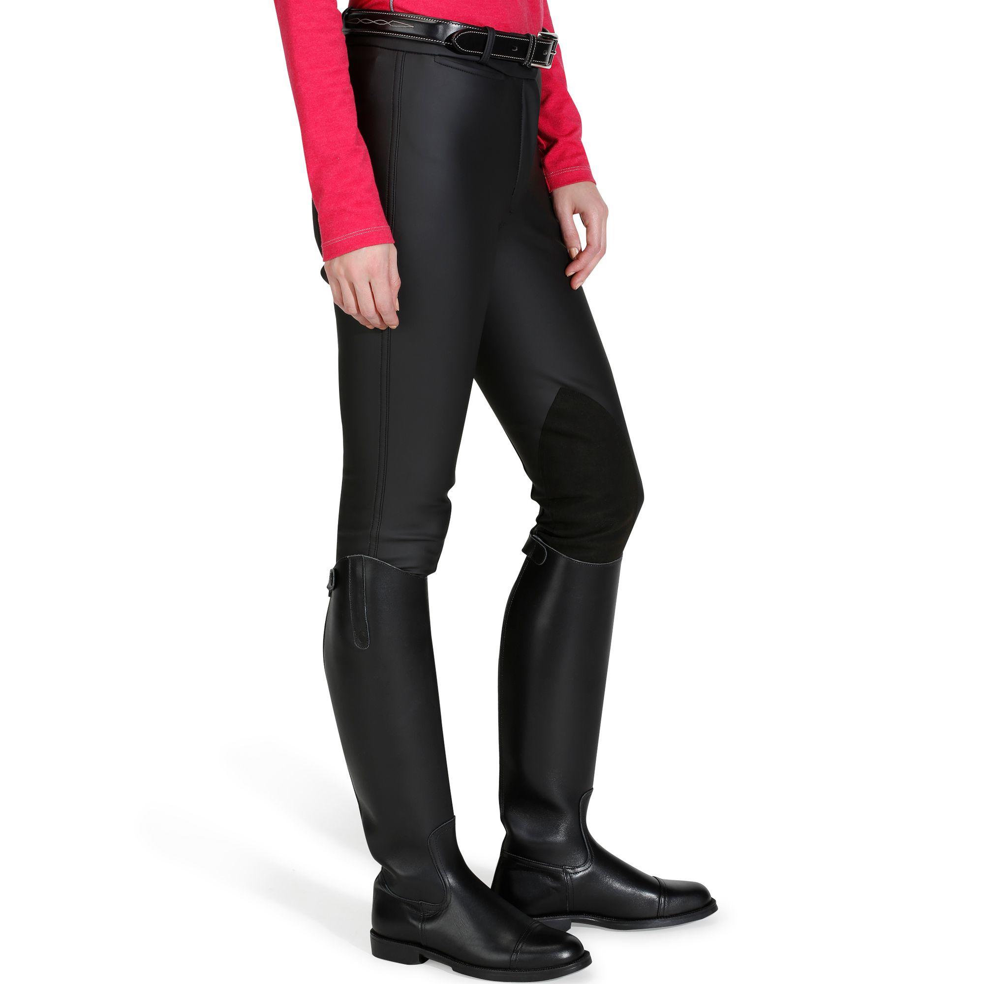 Kipwarm Women's Waterproof Warm and Breathable Horse Riding Jodhpurs - Black 4/19