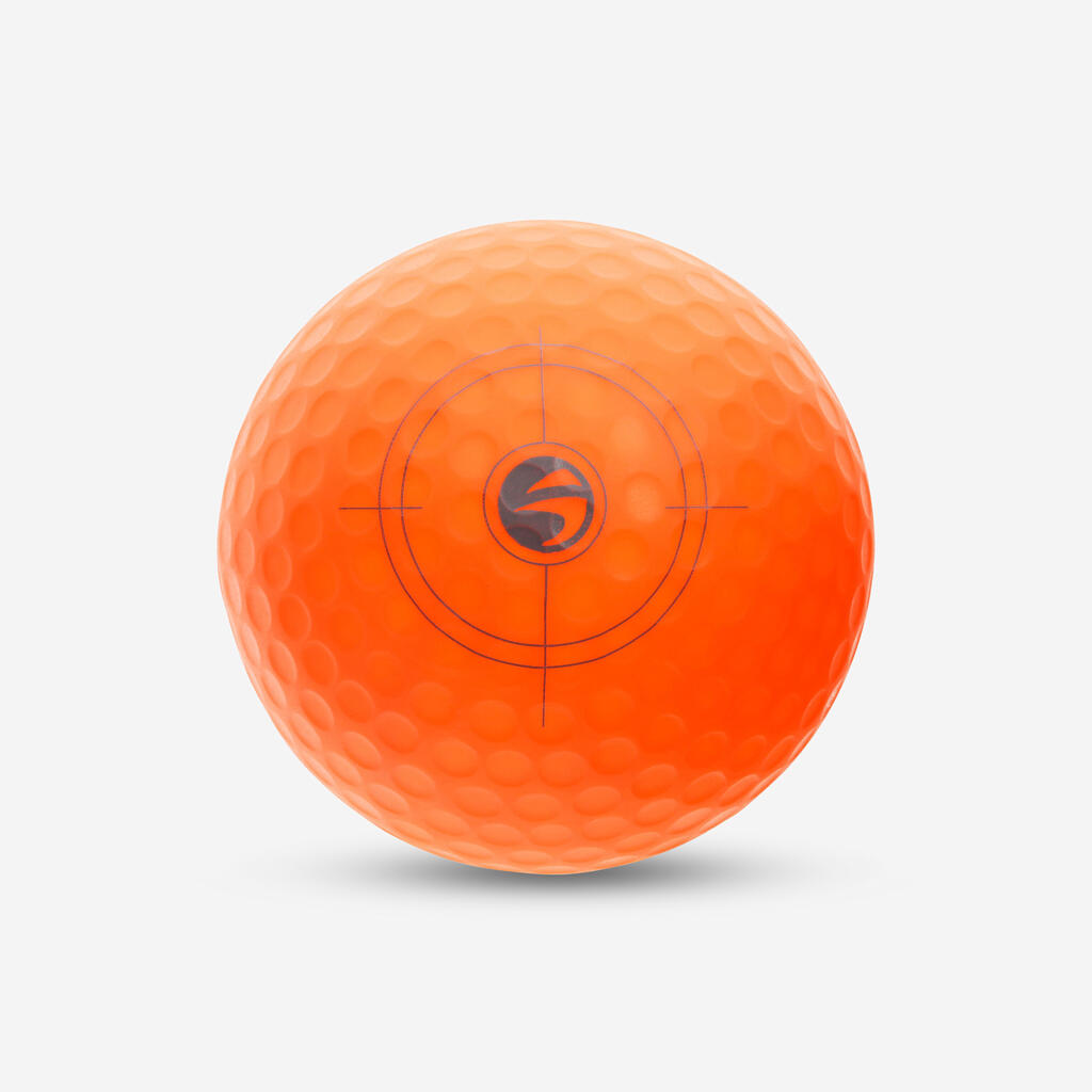 Golfball 500 aufblasbar Kinder orange