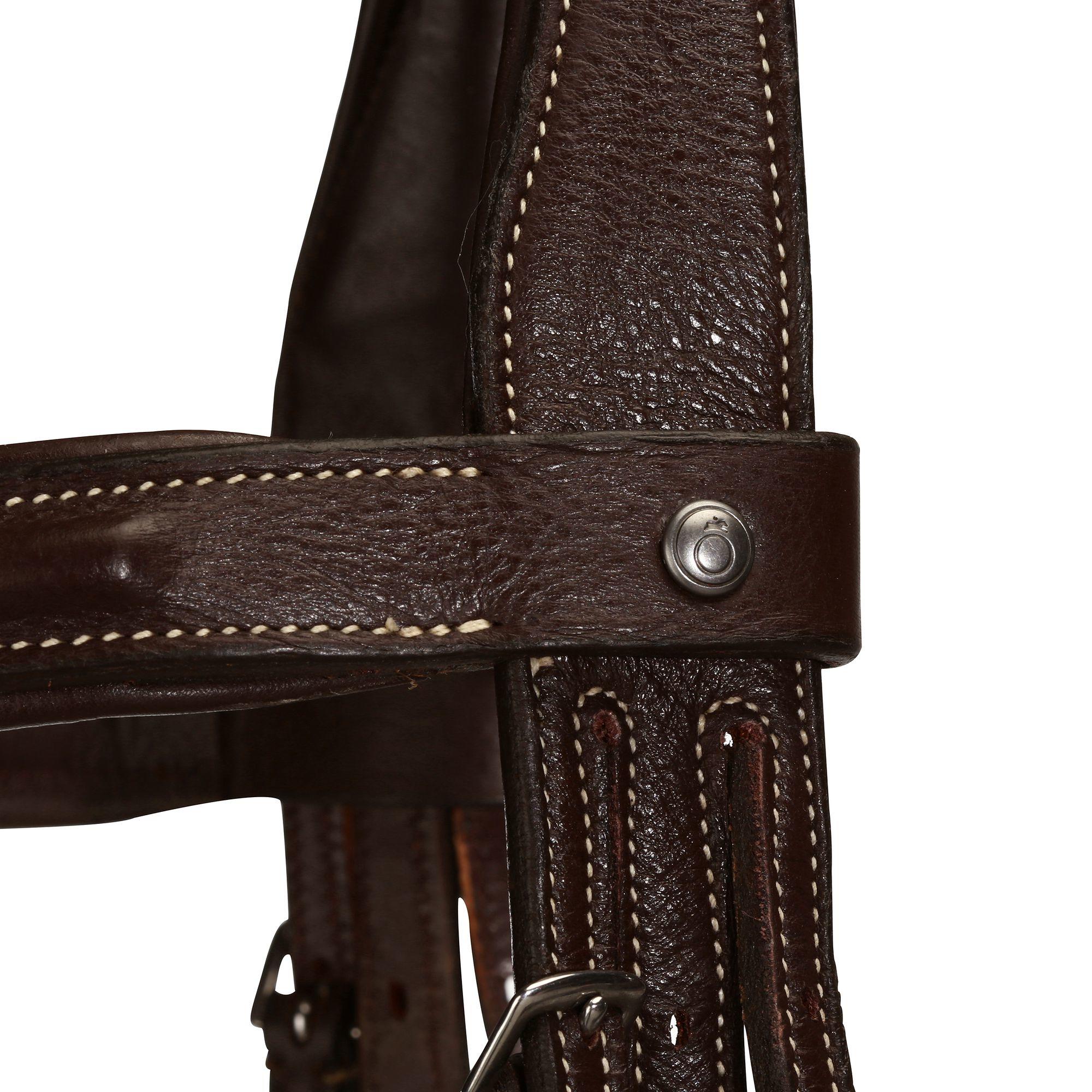 Recall Horse Riding Bridle + Reins For Horse/Pony - Brown 3/19