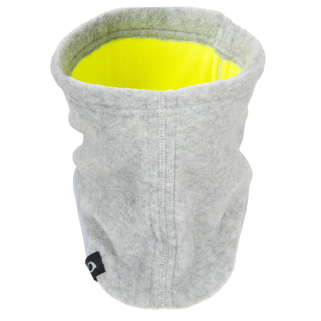 Rundschal Segeln Fleece wendbar marineblau/gelb