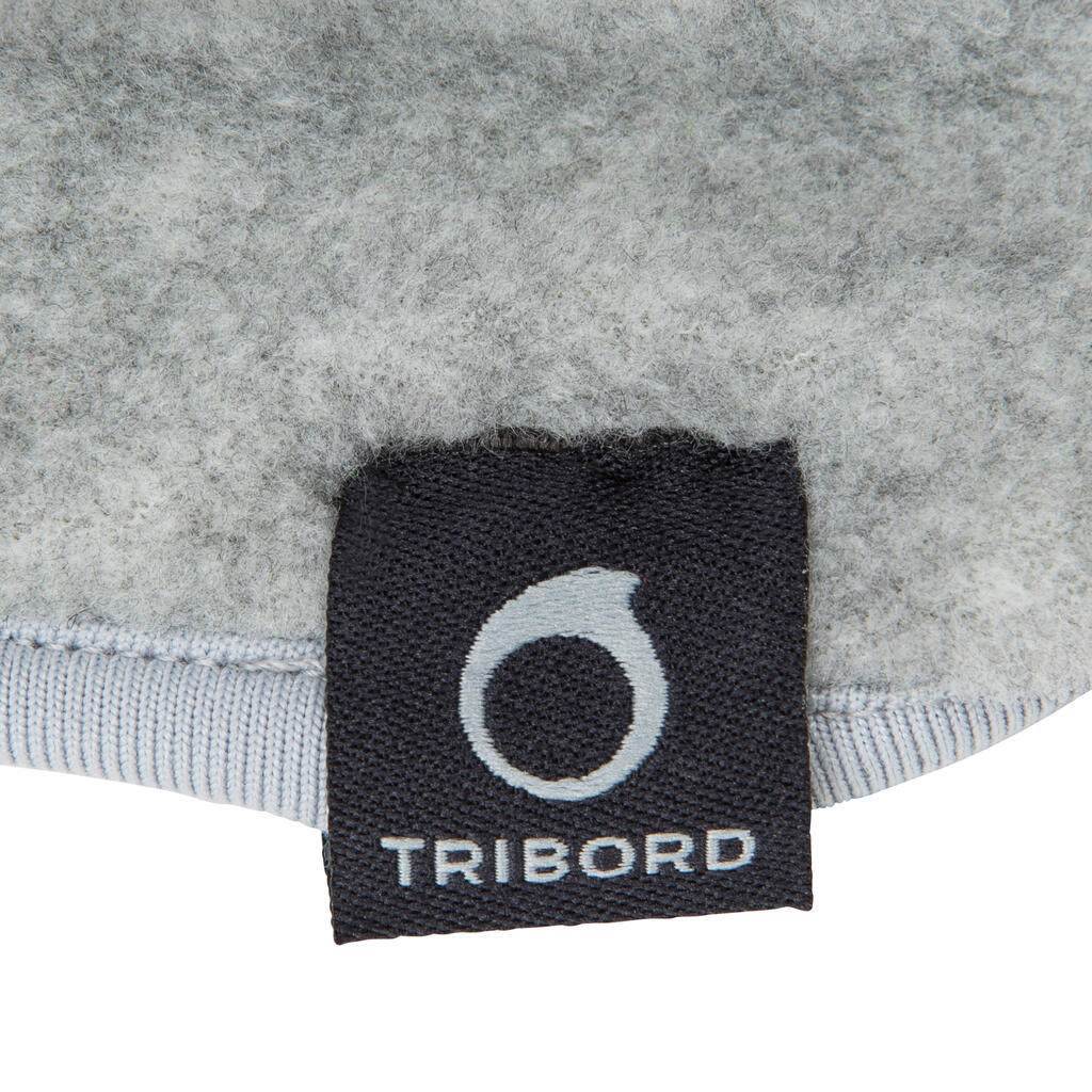 Rundschal Segeln Fleece wendbar marineblau/gelb