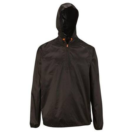 Jas Hujan Hiking Rain-Cut Pria - Hitam