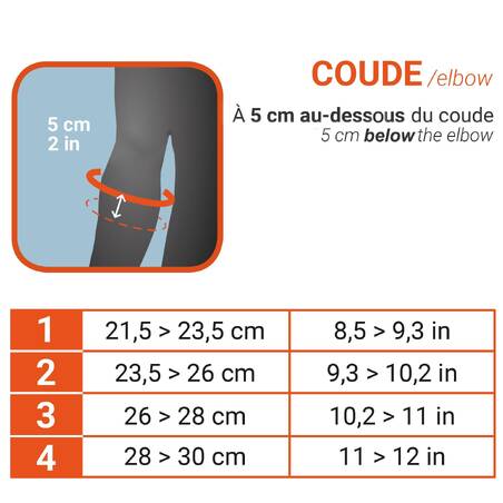 Mid 500 Right/Left Men's/Women's Elbow Support - Hitam