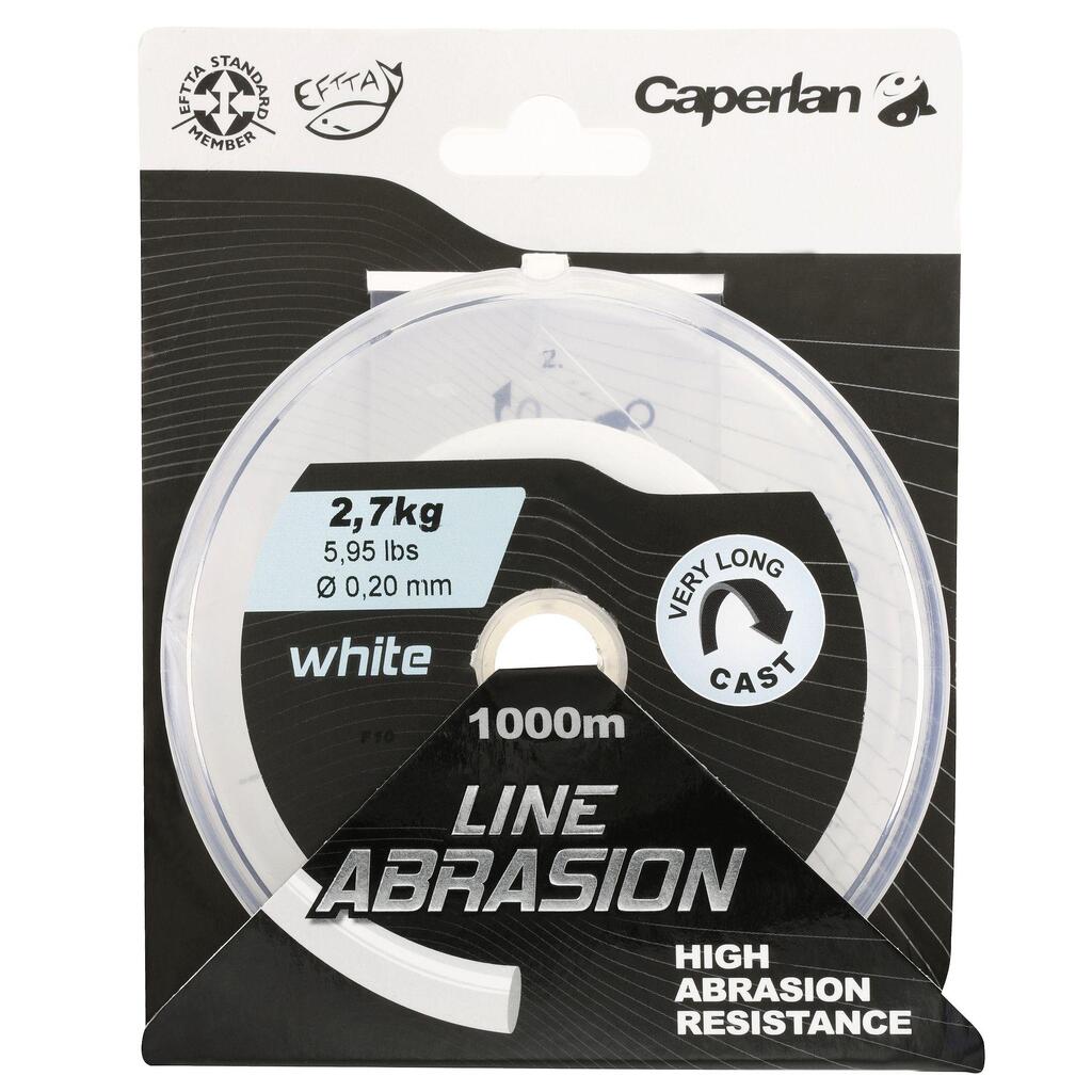 Λευκή πετονιά Abrasion White 1000m για ψάρεμα στη θάλασσα