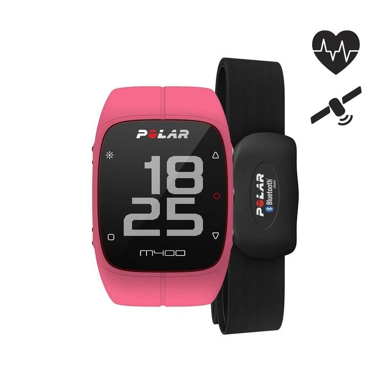 jeugd Moet buffet Gps-horloge M400 roze met hartslagband | POLAR | Decathlon.nl