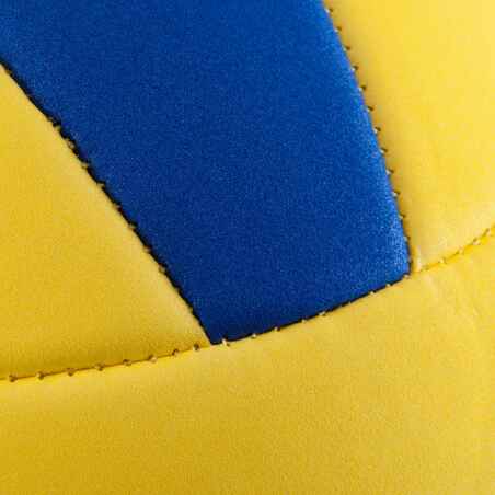 كرة طائرة للأطفال من سن 6-9 سنوات بوزن 200-220 جرام صفراء/ زرقاء
