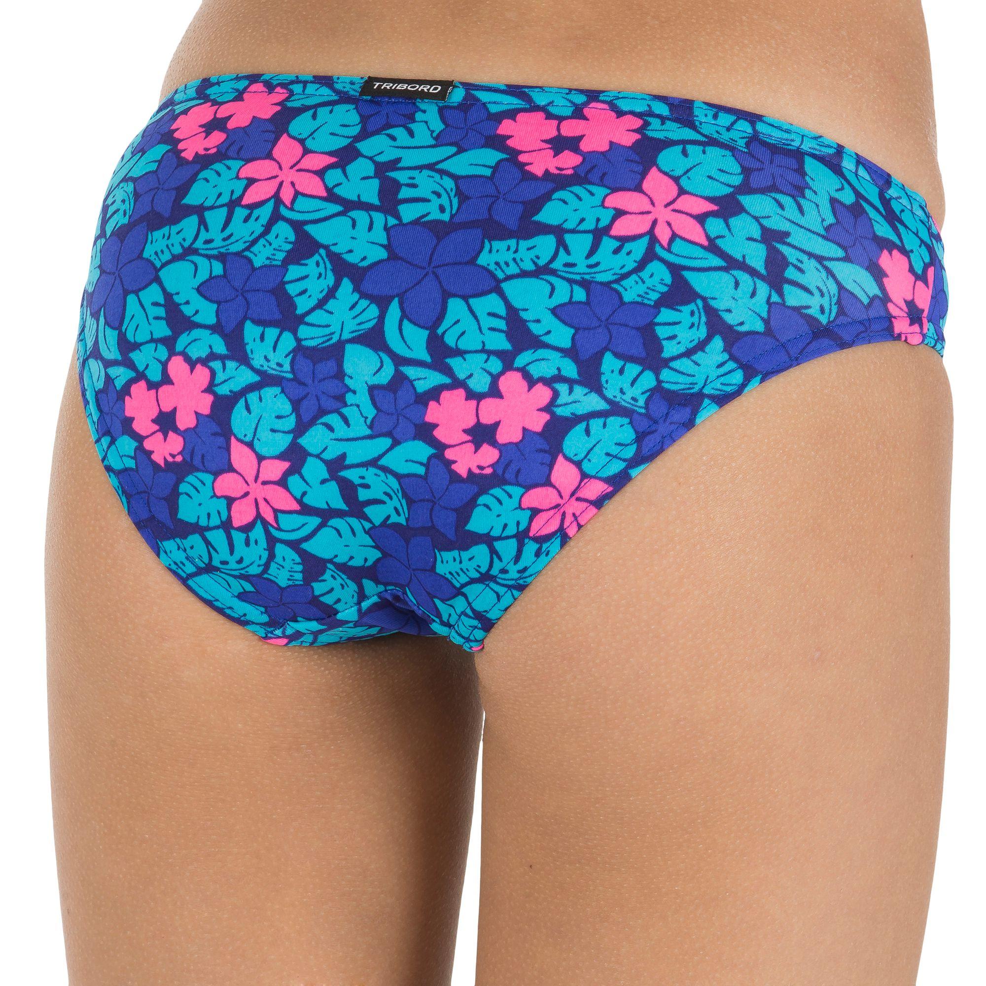 Girl's Swimsuit 2 Piece Sliding Triangle AG Wadi Blue 10/13